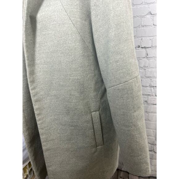 The Fifth Open Front Fully Lined Wool Coat -Gray- Women's X-Small - Picture 2 of 6